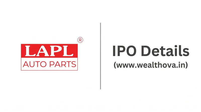 LAPL Automotive IPO details card with LAPL Auto Parts logo
