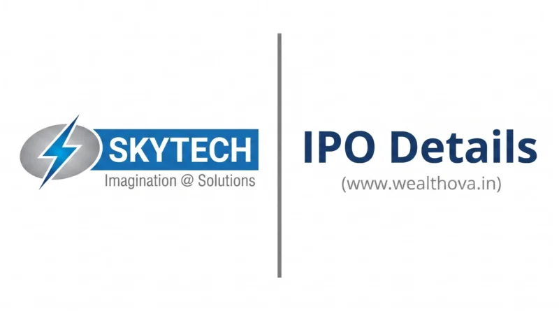 Skytech Infinite Platform IPO details featured image with Skytech logo and Wealthova branding