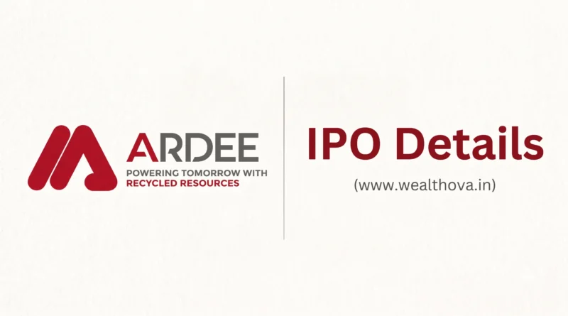 Ardee Industries IPO details card with Ardee logo